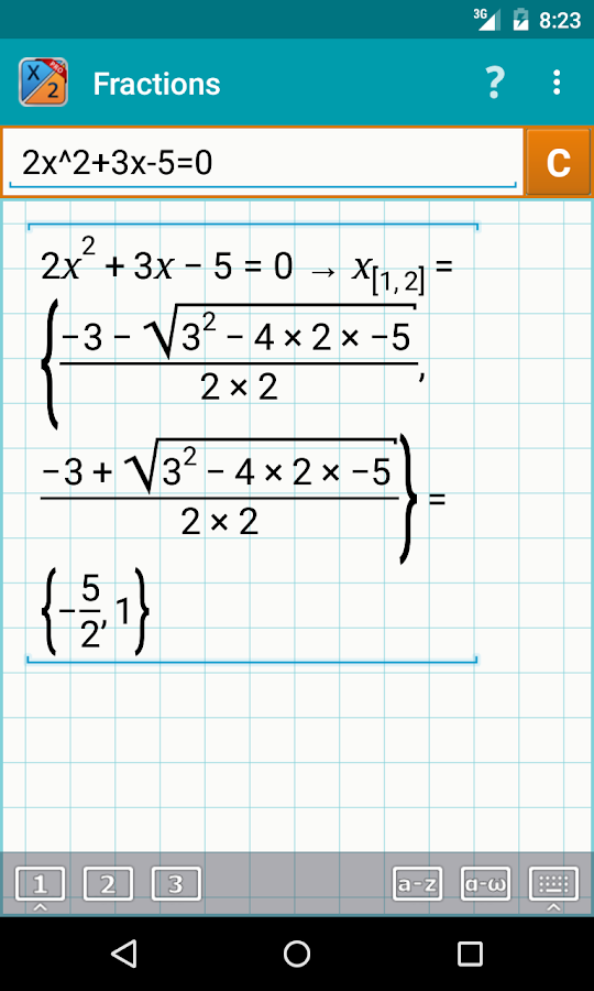    Fraction Calculator MathlabPRO- screenshot  