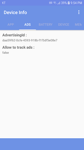 Device Info, View Device Information