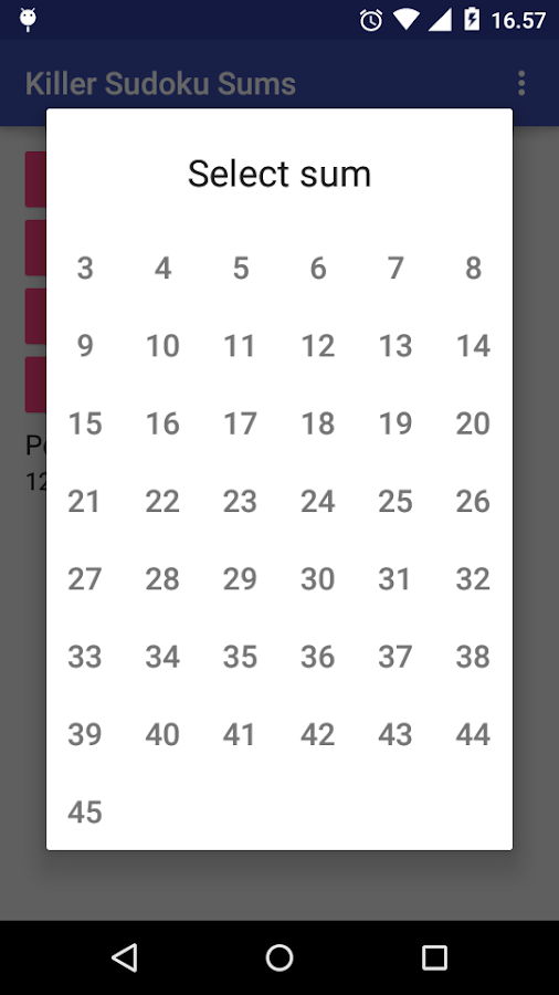Killer Sudoku Sums Android Apps On Google Play