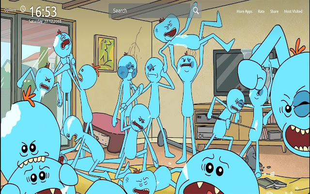 Rick and Morty Wallpapers NewTab Theme