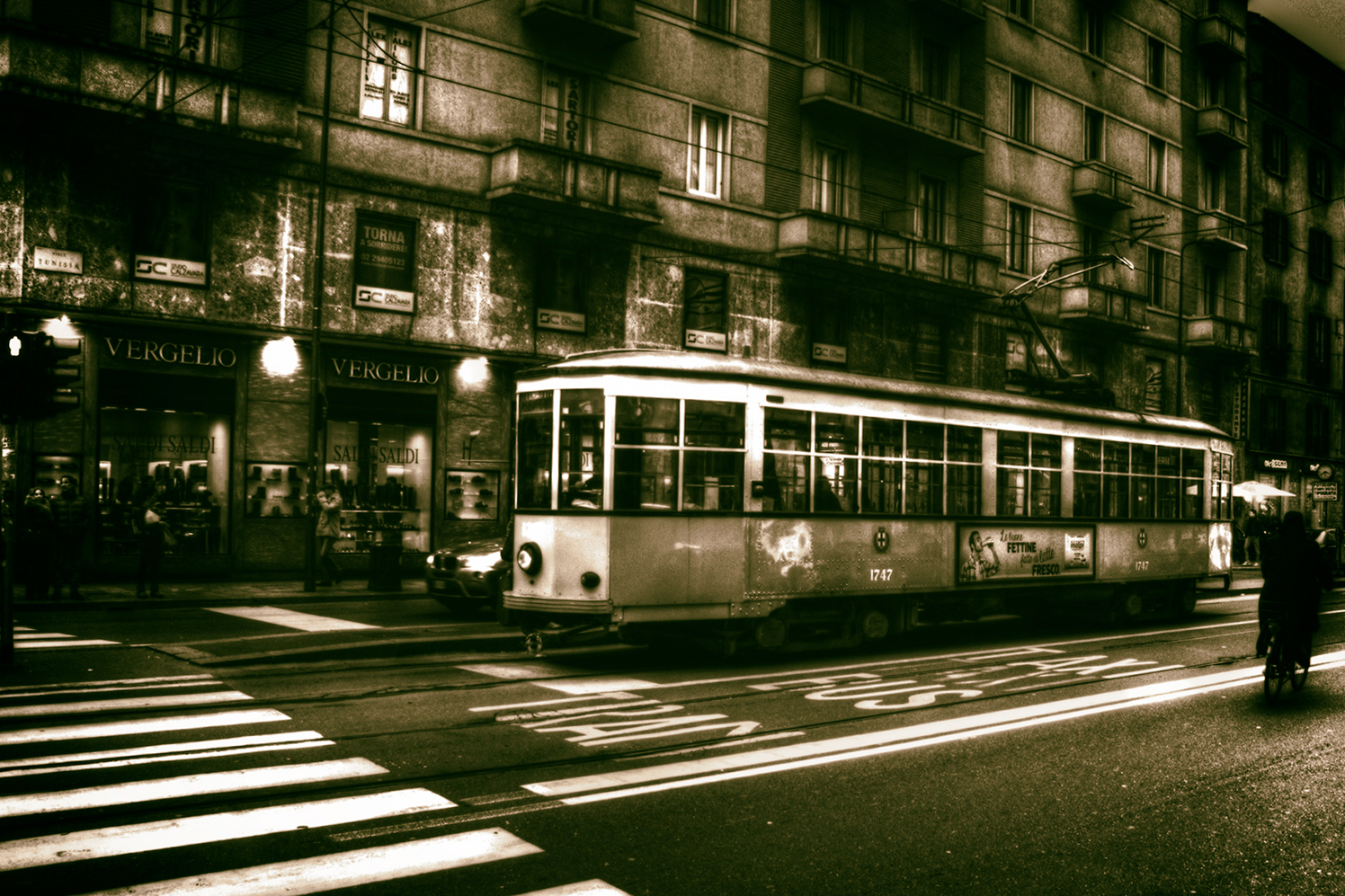 Tram a Milano di Claudio Bottini