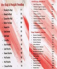 Papajis Dhaba menu 1