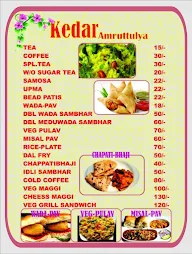 Kedar menu 1