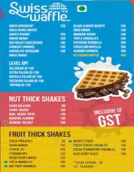 Santushti Shakes & More menu 1