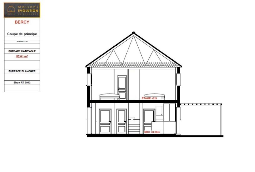  Vente Terrain + Maison - Terrain : 377m² - Maison : 82m² à Ris-Orangis (91000) 