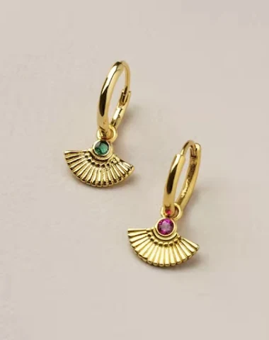 Boucles d'oreilles vintage coquilla - 2