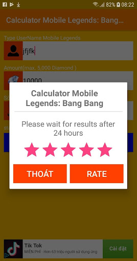 Diamond Mobile Legends: Bang Bang Calculate Free