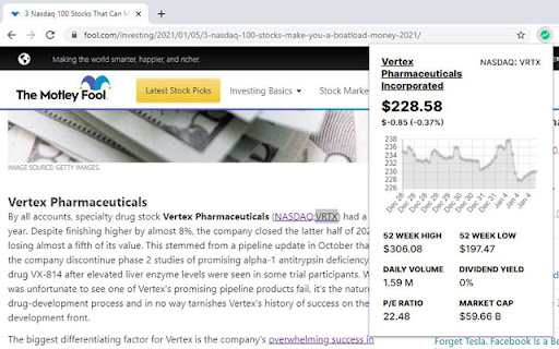 Stock Ticker Lookup