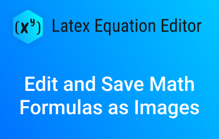 Math Equations/Latex Editor for Google Drive small promo image