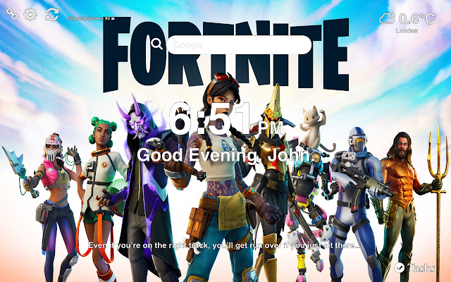 Ocean Fortnite Skin Wallpapers New Tab