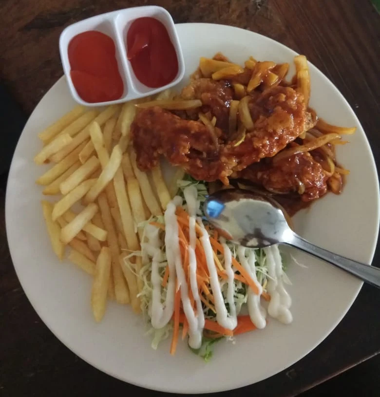 Makanan di Kedai Oak Yogyakarta