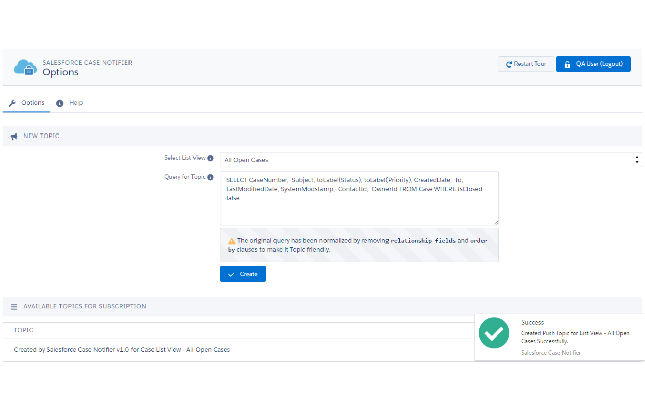 Salesforce Case Notifier Preview image 6