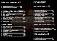 Frietanic menu 1