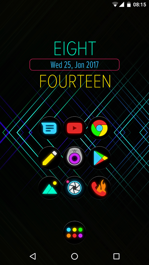    Neon Glow C - Icon Pack- screenshot  