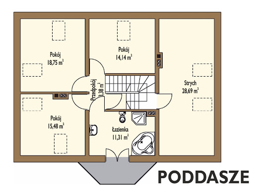 Tita c1 - Rzut poddasza