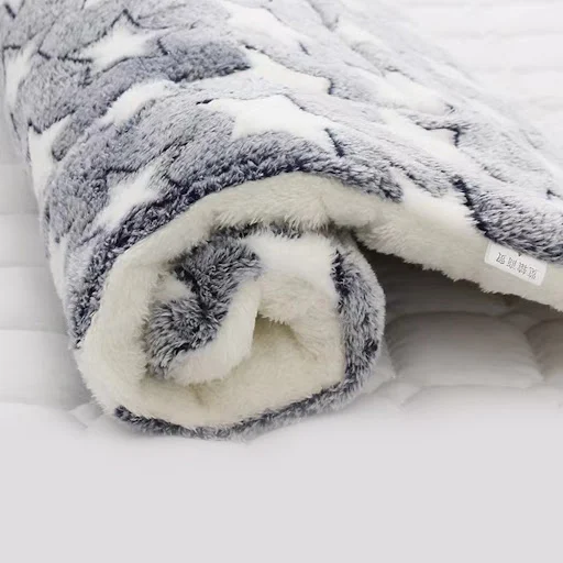 Cat Blanket Soft Flannel Warm Bed Mat Dog Cushion Pet Supplies Fall Winter Rabbits Puppy Kitten Thickened Pad Machine Wa