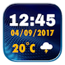 Cool Digital Clock Widget icon