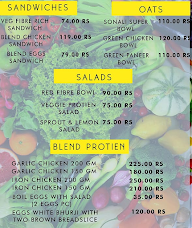 Blend Diet Cafe menu 2