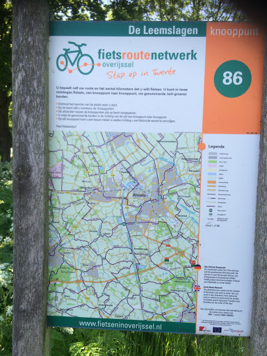 Fietsroutenetwerk Overijssel Knooppunt 86