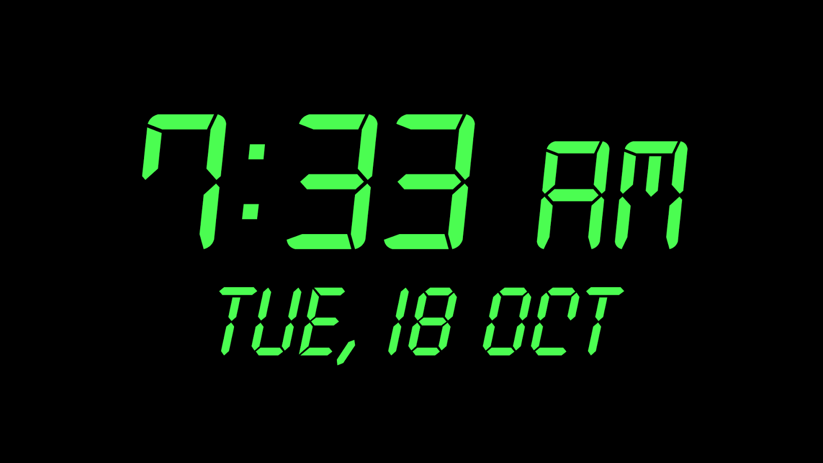 Digital Clock : Simple, Tiny, Ad-free Desk Clock. - Android Apps on