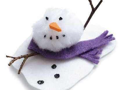 Felt & Craft Foam Melted Snowman