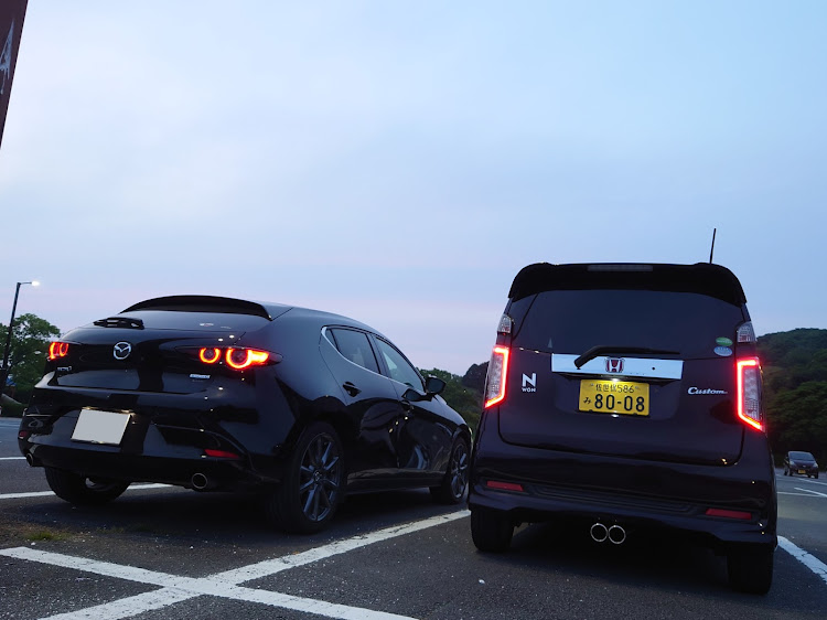 N-WGN カスタムのマツダ車とコラボ・JH1  N-WGNカスタム・次のカスタムは…・ドライブに関するカスタム事例の投稿画像14枚目