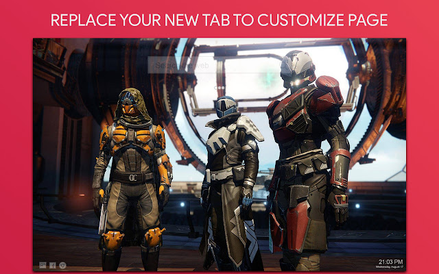 Destiny 2 Wallpaper HD Custom New Tab