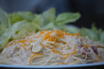Crockpot Chicken Spaghetti