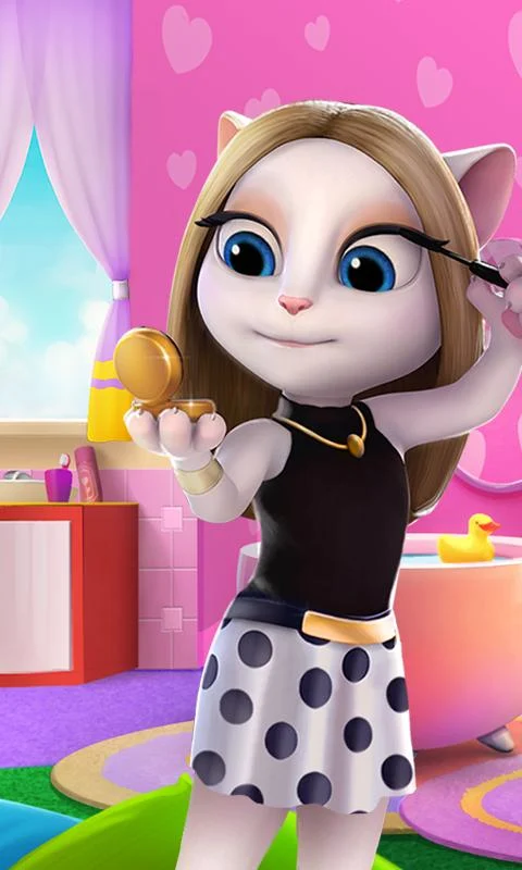   Minha Talking Angela: captura de tela 