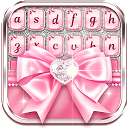 App Download Pink Bow Diamond Keyboard Install Latest APK downloader