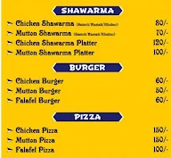 Friends Shawarma menu 3