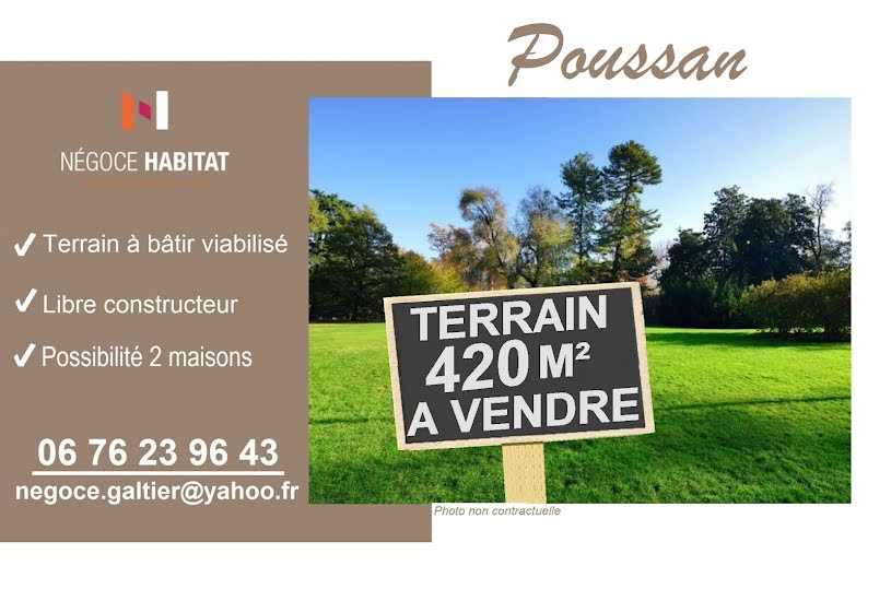  Vente Terrain à bâtir - 420m² à Poussan (34560) 