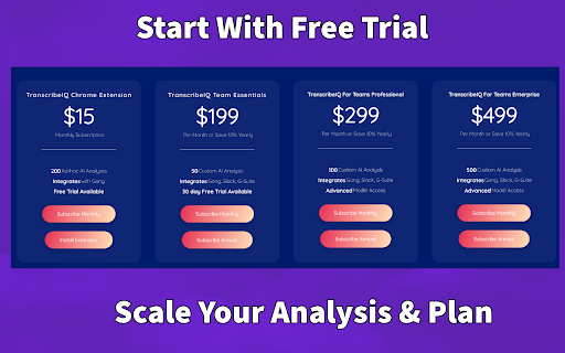 TranscribeIQ - AI Sales Insights for Gong