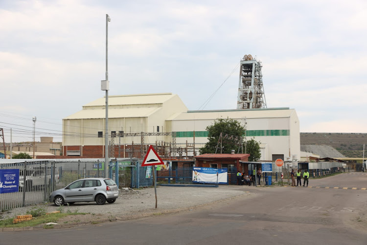 A shaft at Impala Platinum mine operation in Rustenburg.