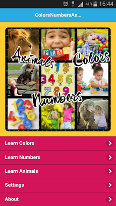 Colors Numbers Animals for Kidのおすすめ画像1