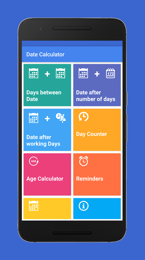 Date Calculator Android Apps on Google Play