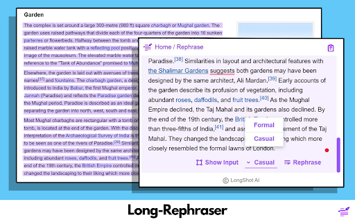 LongShot AI - Long Form Writing Assistant