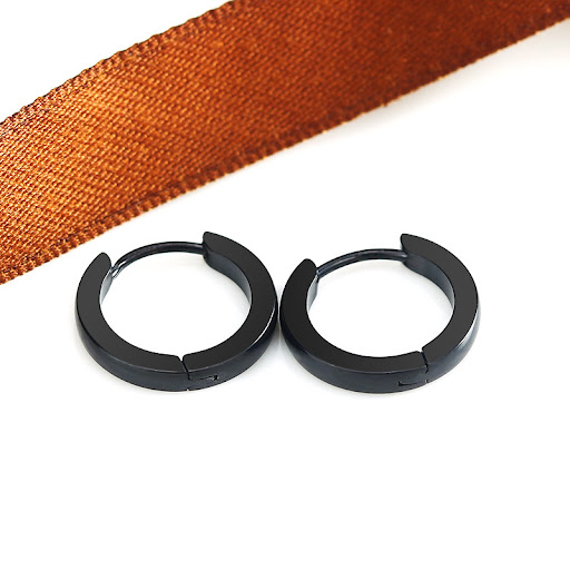 Title 5, Titanium Steel Curved Circular Double-sided Ear...