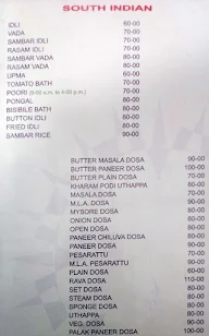 Hotel Veg Park menu 3