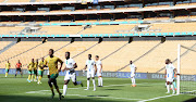 Bafana Bafana may take on Liberia in front of an empty stand at Orlando Stadium.