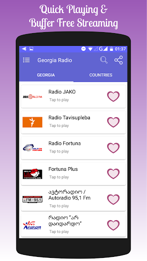 All Georgia Radios in One App
