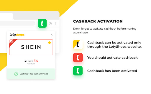 Cashback service LetyShops