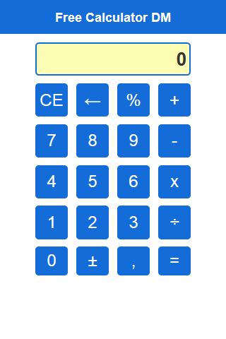 Free Calculator DM