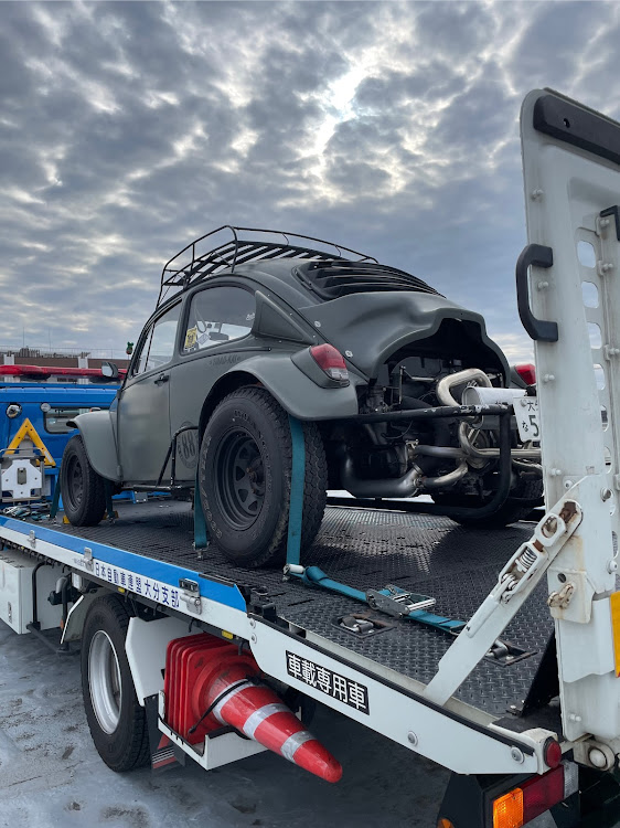 ビートルのバハバグ・空冷vw・ドナドナ・JAF・連休前あるあるに関するカスタム事例の投稿画像1枚目
