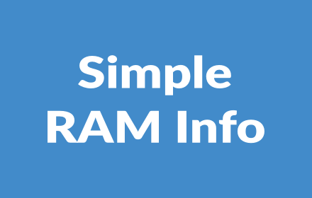 Simple RAM Info small promo image