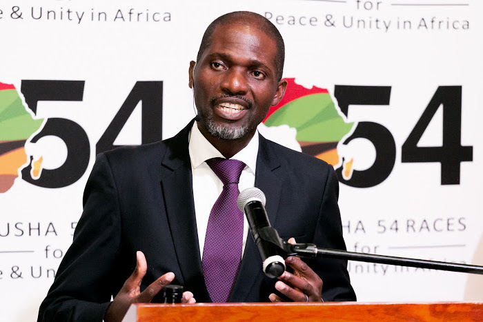 JM Busha Investment Group CEO Joseph Busha launches the JM Busha 54 Races for Peace & Unity in Africa.