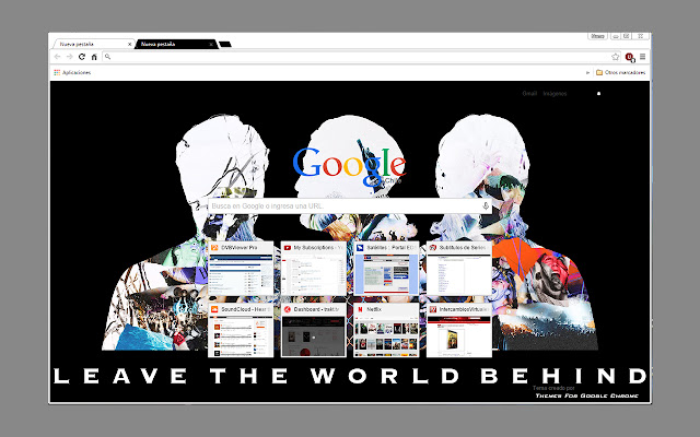 Leave the World Behind chrome extension