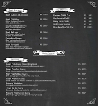 Maria's Goan Kitchen menu 3