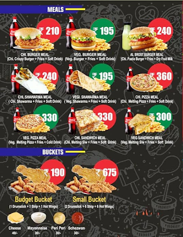 Albaik Albrost Fast Food menu 