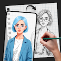 Trace Sketch- Sketch and Paint
